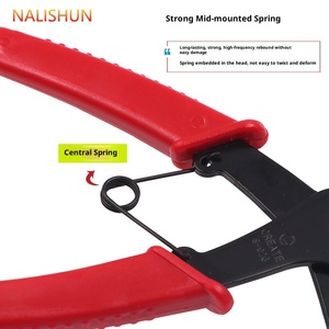 2 in 1 Internal & External Circlip <b>Pliers</b> – Dual Purpose Retaining Ring Removal Tool, Spring <b>Pliers</b> – for <b>C</b>-<b>Clips</b>, Snap Rings, L - Product Image 1