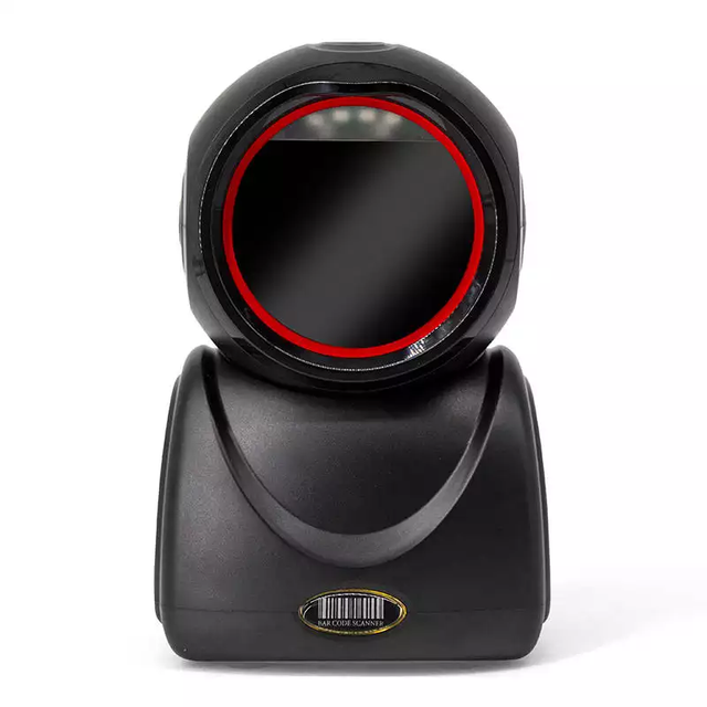 2026 Hot Sales R88 Desktop Wired Usb 1D 2D Bar Qr Code Reader Omni Directional Barcode Scanner for Retails Supermarket