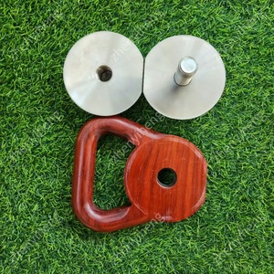 Tạ <span class=keywords><strong>kettlebell</strong></span> gỗ cao cấp thép không gỉ 6 KG dùng cho tập luyện sức mạnh, thiết bị tập thể dục di động - Product Image 6