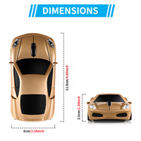 Souris sans fil pour voiture, design sportif ergonomique, impression de logo personnalisée, faible MOQ, cadeau promotionnel