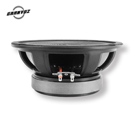 Haut-parleur large bande de 8 pouces à cône en fibre de carbone 200W RMS, 400W de crête, 4 ohms pour la maison, l'extérieur et la moto