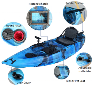 Pédale de <span class=keywords><strong>kayak</strong></span> de pêche pour jeunes de 10.8 ', pêche en <span class=keywords><strong>kayak</strong></span> avec pédale, pédale de <span class=keywords><strong>kayak</strong></span> de <span class=keywords><strong>mer</strong></span> - Product Image 3