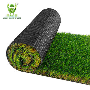 <span class=keywords><strong>Gazon</strong></span> artificiel de haute densité à prix de gros, hauteur de pile de 25 mm, facile à installer, aménagement paysager de jardin - Product Image 4