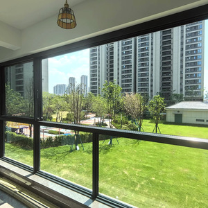 Porte patio <span class=keywords><strong>coulissante</strong></span> moderne à double vitrage avec cadre en aluminium thermolaqué, surface finie pour application extérieure en appartement - Product Image 3