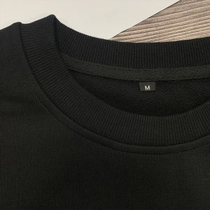 Sudadera DE HOMBRE CON CUELLO acanalado elástico, jersey de invierno liso con estampado de pantalla personalizado, peso pesado, 380 GSM, 100% algodón - Product Image 5