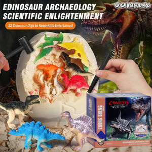 Juegos <span class=keywords><strong>de</strong></span> excavación <span class=keywords><strong>de</strong></span> tesoros, 12 piezas, simulación coleccionable, dinosaurio realista <span class=keywords><strong>de</strong></span> Pvc, arqueología, Kit para niños, juguetes <span class=keywords><strong>de</strong></span> excavación <span class=keywords><strong>de</strong></span> piedra <span class=keywords><strong>de</strong></span> tallo a la venta - Product Image 2