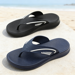 OLICOM Ordine all'Ingrosso di Sandali <span class=keywords><strong>da</strong></span> Spiaggia per <span class=keywords><strong>Uomo</strong></span>, Ciabatte con Logo Personalizzato, Sandali Estivi Piatti, Morbidi Infradito Sportivi in EVA, Infradito Personalizzati - Product Image 4