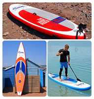 Planche de SUP gonflable double couche 2026 E SUP de 11 pieds pour la pêche, le jeu aquatique et le surf