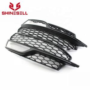 Cadre de calandre pour <span class=keywords><strong>Audi</strong></span> <span class=keywords><strong>A3</strong></span> SLine S3, 4 paire de phare antibrouillard avant de haute qualité, STYLE sportif - Product Image 4