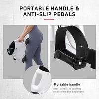 ONESTARSPORTS Vélo d'exercice miniature à prix d'usine moins cher, pédalier portable, vélo d'exercice sous le bureau avec écran LED