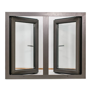 Khung hợp kim nhôm cách nhiệt hiệu quả năng lượng cao cách âm hai lớp kính nhôm cửa sổ tác động thiết kế - Product Image 3