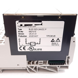 PLC BL20-32DI-24VDC-<span class=keywords><strong>P</strong></span> โมดูลอินพุตดิจิตอล PLC 32 จุด 24VDC PNP - Product Image 2