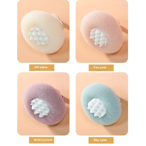 Brosse de massage corporel <span class=keywords><strong>Xiangyang</strong></span> : boule efficace pour le dos, en polyester, avec ventouse anti-éclatement, pour le bain et le corps - Product Image 4