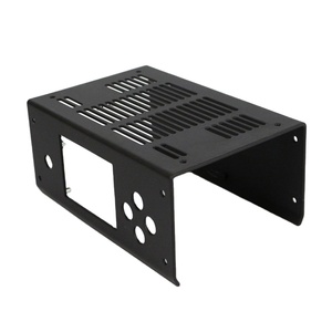 Lưới loa lưới tản nhiệt lưới Che loa nướng kim loại đục lỗ cho xe 4 inch màn hình dây màu đen lưới - Product Image 2