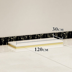 Étagère murale en métal or Rose, 1 pièce, à Rail unique pour vêtements, de Boutique, supports pour vitrines - Product Image 2