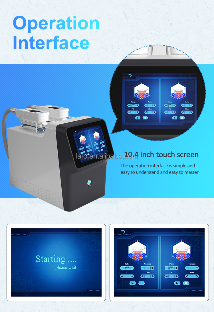 Newest portable 2 cryo handles 360 cryolipolysis machine for body slimming double chin removal