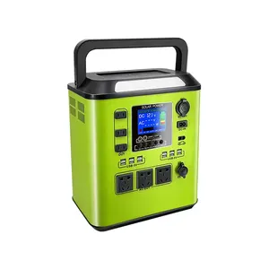 Onde sinusoïdale pure 2000Wh batterie au lithium batterie externe 220V 240V générateur solaire Compact centrale électrique Portable onduleur 1500W