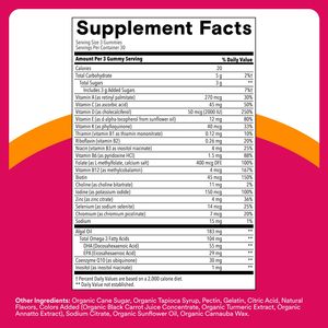 Gommes multivitaminées pour femmes avec fer, acide folique et biotine, formule exclusive pour l'éclat de la <span class=keywords><strong>peau</strong></span> et le soutien de la santé menstruelle - Product Image 2