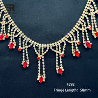 Chaîne de strass à coudre, strass lâches écologiques sans nickel, accessoires vestimentaires, décoration à pompons, garniture pour robe