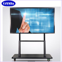 Écran tactile multi-touch intelligent 55 65 75 86 pouces, PC OPS intégré, tout-en-un, panneau TV électronique, tableau blanc interactif 75 pouces