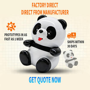 Best-seller Chao Bang 10cm <span class=keywords><strong>Mini</strong></span> modèle d'animal en plastique Jouet panda avec un taux de commande répétée élevé pour les distributeurs mondiaux - Product Image 3