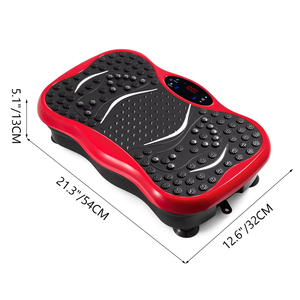 Plataforma Vibratoria Vertical ABS para Ejercicio en Casa, Máquina de Fitness con Capacidad de Carga Máxima de 120 kg para Drenaje Linfático y Entrenamiento - Product Image 1