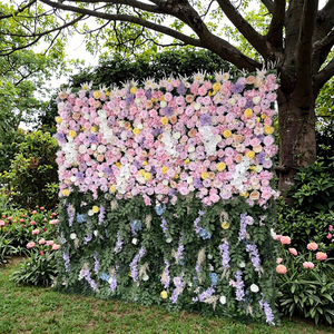 Toile <span class=keywords><strong>de</strong></span> fond murale à dégradé floral, fleurs en soie au toucher réel, décoration <span class=keywords><strong>de</strong></span> mariage à l'église, élégante toile <span class=keywords><strong>de</strong></span> fond <span class=keywords><strong>de</strong></span> rideau <span class=keywords><strong>de</strong></span> fleurs, boutique <span class=keywords><strong>de</strong></span> fleuristes - Product Image 6
