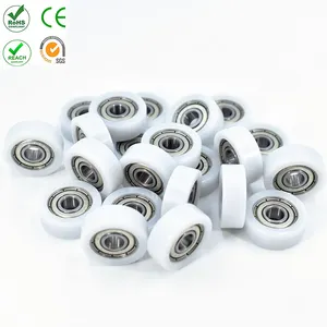 ZOTY BS60519-7 5x19x7MM Plastics POM Nylon 605RS Pulley Bearing For Sliding Door Guide Roller Hard Plastic Wheels Window Rollers
