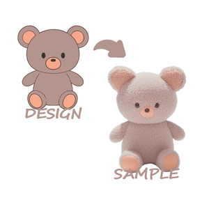 Premium pluche op maat ontworpen voor gepersonaliseerde knuffels, gebruikt als mascotte en premium-artikelen - Product Image 1