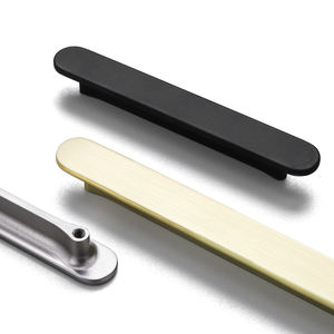 Pegangan kabinet dapur Emas kuningan disikat paduan seng Modern 128mm tarik gaya panas Harga kompetitif 96mm 192mm untuk penggunaan sekolah - Product Image 5