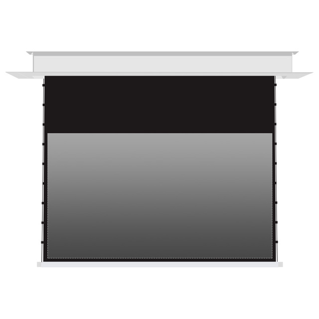 84" In-ceiling Recessed 8K 16:9 ALR Motorized Tab-tension Projection Screen