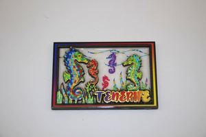 Imán de MDF Más Vendido con Diseño Único de Búho, Caballito de Mar, Mariposas y Lagartos, Imanes Personalizados para Refrigerador en 3D, Forma de Abanico y Rectángulo - Product Image 4