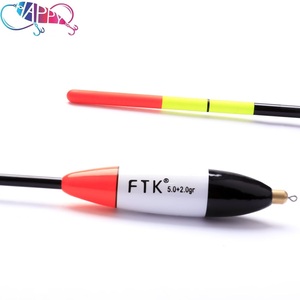 Offre Spéciale <span class=keywords><strong>FTK</strong></span> 4 pièces flotteurs en bois écologique longue portée haute flottabilité mousse poisson bouée flotteur de pêche accessoires de pêche - Product Image 3