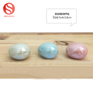 Factory Direct <strong>Ceramic</strong> Easter <strong>Egg</strong> Decoration Easter Day Decorations Porcelain Pearl Color <strong>Eggs</strong> - Product Image 2
