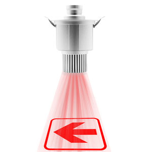 Proyector Gobo TMUT Integrado de 100W LED de Aleación de Aluminio con Logotipo Personalizado para Interiores con 8800 Lúmenes - Product Image 1