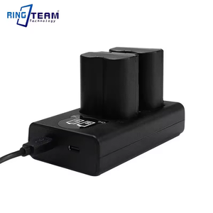 Cargador dual USB LED de batería NP W235 para cámara <span class=keywords><strong>Fuji</strong></span> XT4, 2 unidades, 1 unidad - Product Image 5