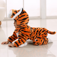 Tonwtar jumpsuit hewan anak laki-laki perempuan desain baru OEM flanel musim dingin Onesie Romper Natal anak-anak