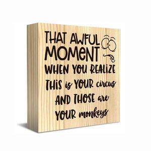 Tarjeta de recordatorio de madera Colegas masculinos y femeninos Agradecen el regalo Suave y la forma simple Ocupa muy poco espacio Adecuado - Product Image 1