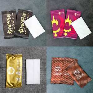 Custom Printed Cleaning <b>Wet</b> <b>Wipes</b> Restaurant Disposable Nonwoven Small Mini Cleansing <b>Wet</b> Tissue <b>Wipes</b> Individual Packaging - Product Image 5