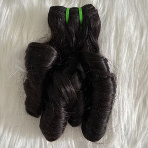 Vente en gros Faisceau de cheveux humains Extension de boucles françaises Cuticule alignée Vierge Paquets de cheveux humains bouclés avec fermeture France - Product Image 5