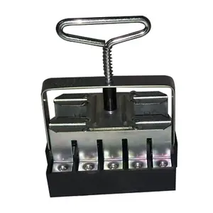 Outdoor Plants Manual Hand-held Quad Micro 20 Galvanized steel Soil Block Maker for Seedling Sprouting