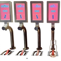 Distributeur automatique de café/jus en acier inoxydable chromé à 2-8 robinets – Machine commerciale autonome à refroidissement par glace