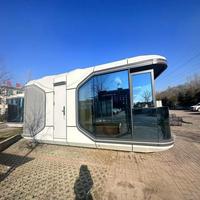 Conteneurs modulaires pratiques pour toilettes et salles de bain en forme de capsule spatiale, fabriqués en Chine, nouvelle arrivée, offre spéciale