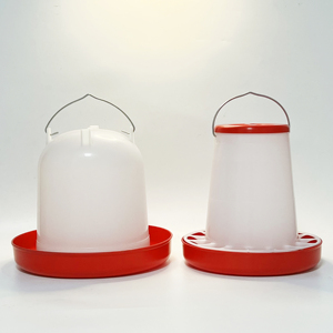 <span class=keywords><strong>Abbeveratoio</strong></span> per Polli 1.5L 8L Direttamente dalla Fabbrica, Ciotola Manuale in Plastica con Gambe per Pollame - Product Image 1