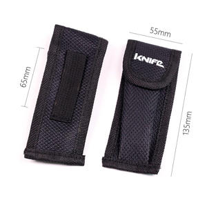 Zwart Nylon Jachtmes Schede Met Riem Lus Zak Holster Etui Houder - Product Image 4