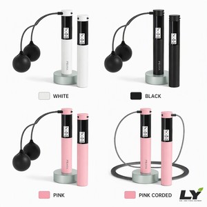 Corde à sauter intelligente sans fil 2 en 1 avec compteur numérique et écran LCD pour la remise en forme, la perte de poids et l'entraînement en salle de sport - Product Image 2