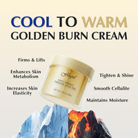 Gel raffermissant Cryo Thermo 24K Or 200g, étiquette privée personnalisée, anti-cellulite, amincissant, sculptant, OEM ODM