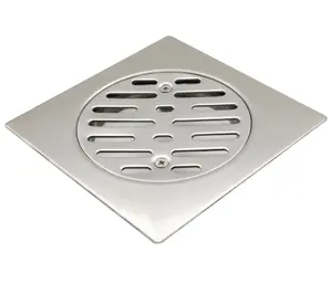 China NingBo Suppliers Stainless Steel floor drain clean out floor drain with tile insert