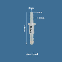 Raccord de tuyau en polyéthylène Chang En 6 mm, surface lisse, norme internationale, raccords pour tuyaux d'eau/carburant/air
