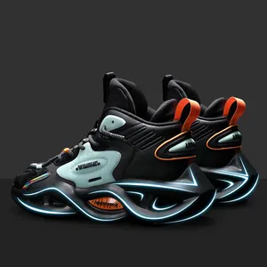 2024 Spring Plus Size Sports Shoes Wholesale Trendy Running Shoes Casual Men's Basketball Shoes